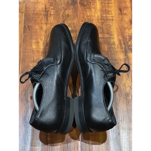 Men’s Stacy Adams Porto-Ped Black Pebbled Leather Sole Dress Shoes Size 10.5 NOS main image 4